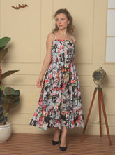 Krakshi -  Vintage rockabilly retro dress For Women /Girls